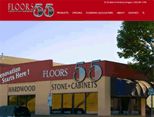Tablet Screenshot of floors55.com